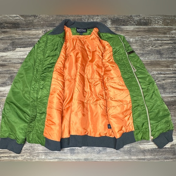 Buffalo David Bitton Coat Olive MA-1 Bomber Jacket Women’s XXL GUC - Picture 7 of 8